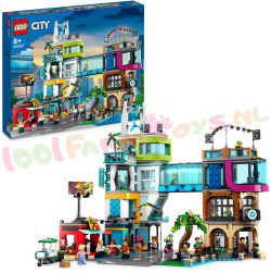 LEGO CITY BinnenStad met div. Winkeltjes