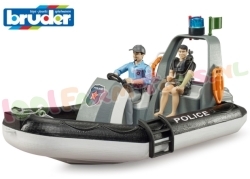 B World Politie Opblaasboot 1/16