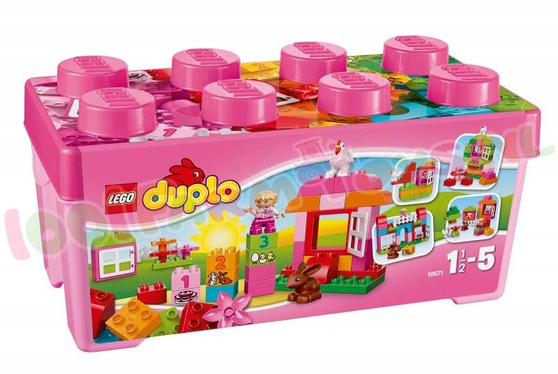 LEGO DUPLO ALLES-IN-1 CADEAUSET - 10571 - Uitverkocht Farm - 1001Farmtoys landbouwspeelgoed - startset biedt meisjes prima kennismaking