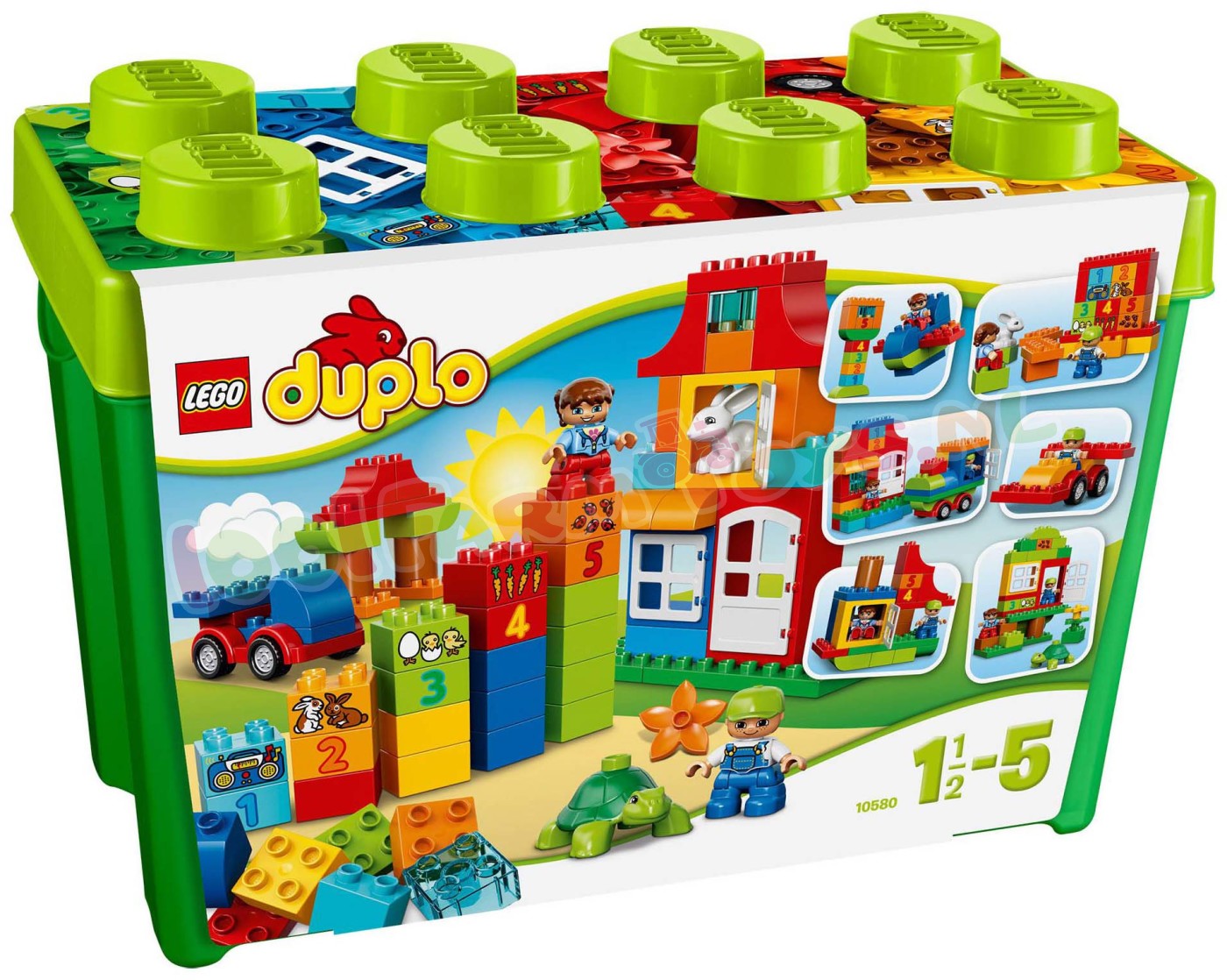 Startpunt Lach aftrekken DUPLO DELUXE BOX OF FUN INCL BLOKKEN - 10580 - Uitverkocht Farm -  1001Farmtoys landbouwspeelgoed - Uren speelplezier voor uw kind met deze  grote LEGO