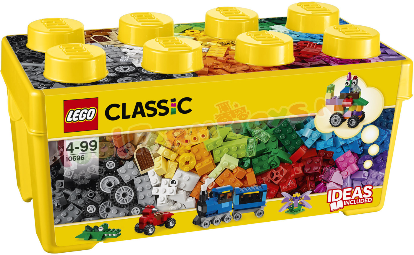 Reinig de vloer Plagen Uitgaan LEGO CLASSIC CREATIEVE OPBERGDOOS MEDIUM - 10696 - LEGO Classic - LEGO -  1001Farmtoys landbouwspeelgoed - De Middelgrote Creatieve Steendoos is een