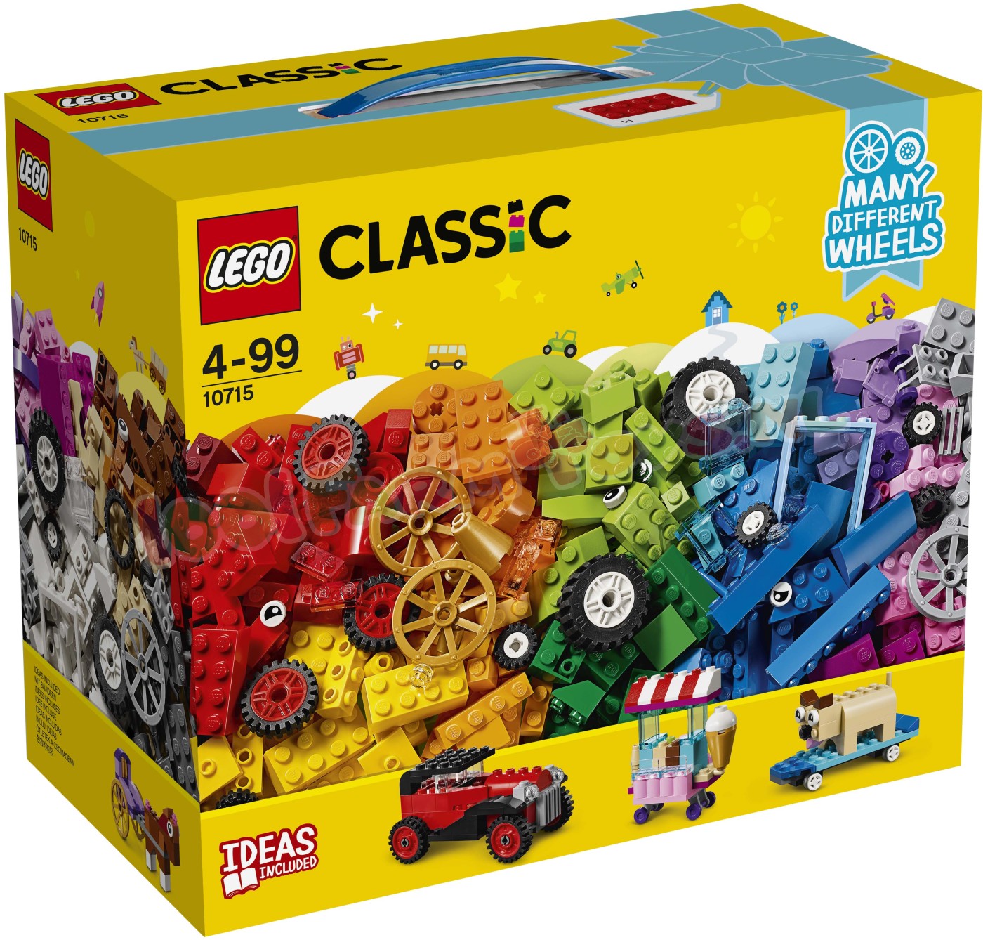 LEGO CLASSIC STENEN OP WIELEN - 10715 - Farm - 1001Farmtoys landbouwspeelgoed - Let op product wordt niet meer geproduceerd door LEGO