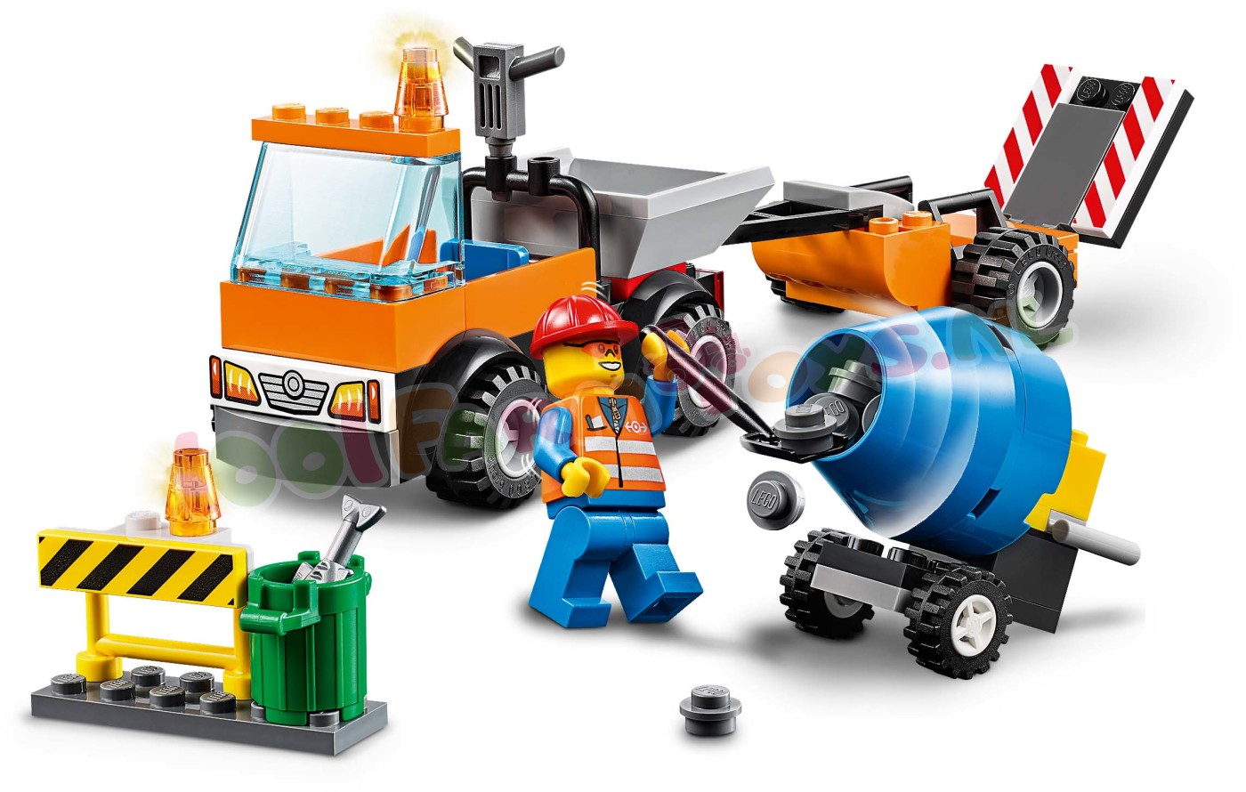 gemakkelijk te kwetsen Rentmeester Ondergeschikt LEGO JUNIORS REPARATIETRUCK - 10750 - Uitverkocht Farm - 1001Farmtoys  landbouwspeelgoed - Help de wegwerkers van LEGO City met het herstellen van  de