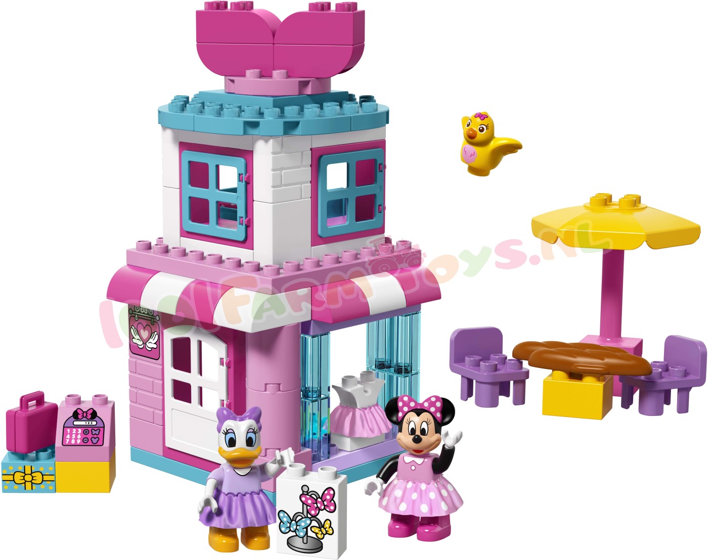Ga trouwen komen Afleiden LEGO DUPLO MINNIE MOUSE BOW-TIQUE - 10844 - Uitverkocht Farm - 1001Farmtoys  landbouwspeelgoed - Kleine fans van Disneys Minnie Mouse zullen veel plezier
