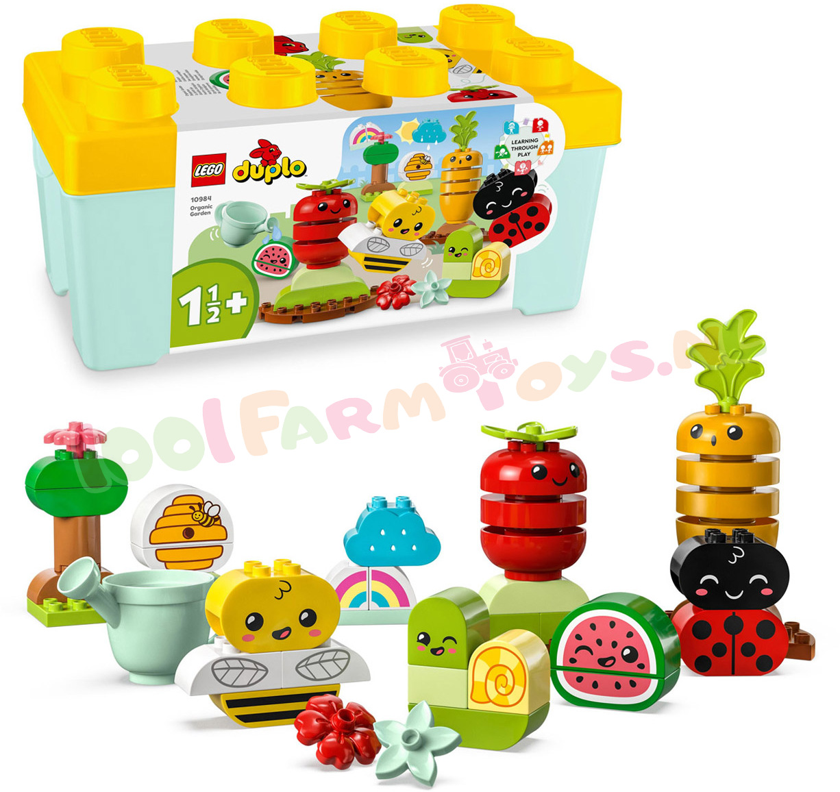 LEGO DUPLO BioTuintje plus Mooie Box - 10984 - DUPLO - 1001Farmtoys landbouwspeelgoed Laat je jonge kind spelenderwijs van alles over de natuur