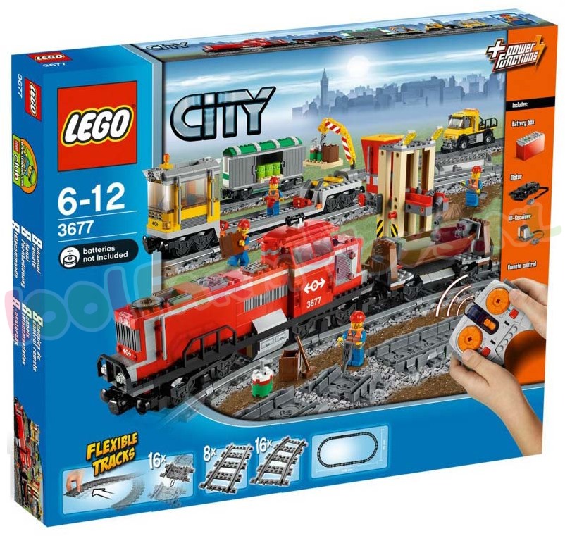 LEGO CITY RED CARGO TREIN LE3677 - Uitverkocht Farm - 1001Farmtoys landbouwspeelgoed - Koop nu online 1001Farmtoys.nl