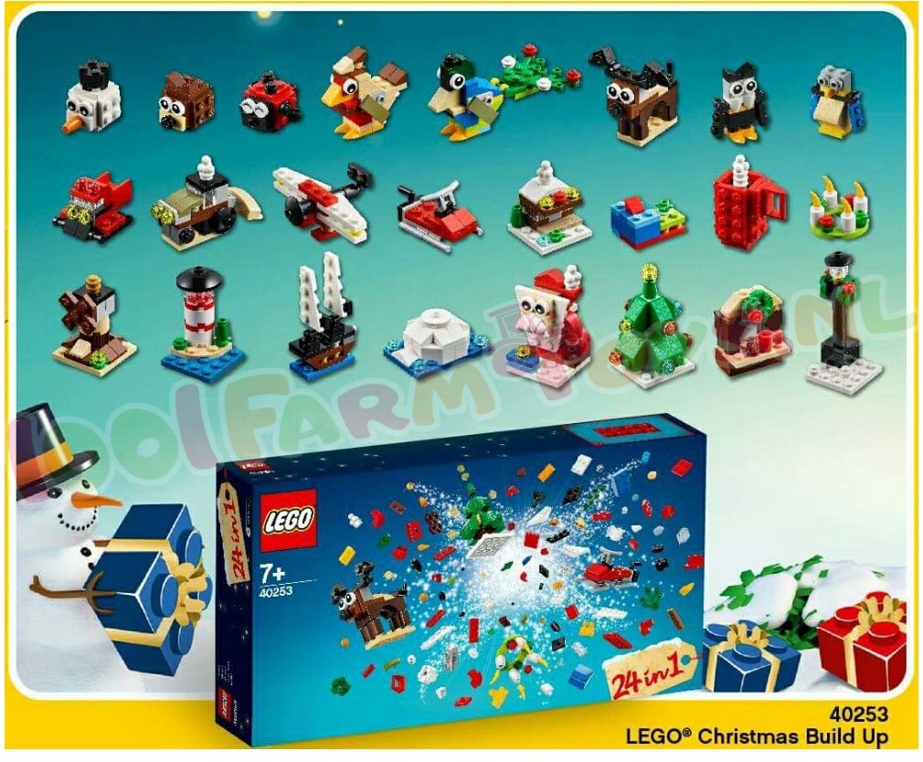 LEGO CHRISTMAS BUILD UP 24in1 - 40253 - Uitverkocht Farm - landbouwspeelgoed - Dit product is een Limited Edition en is maar beperkt