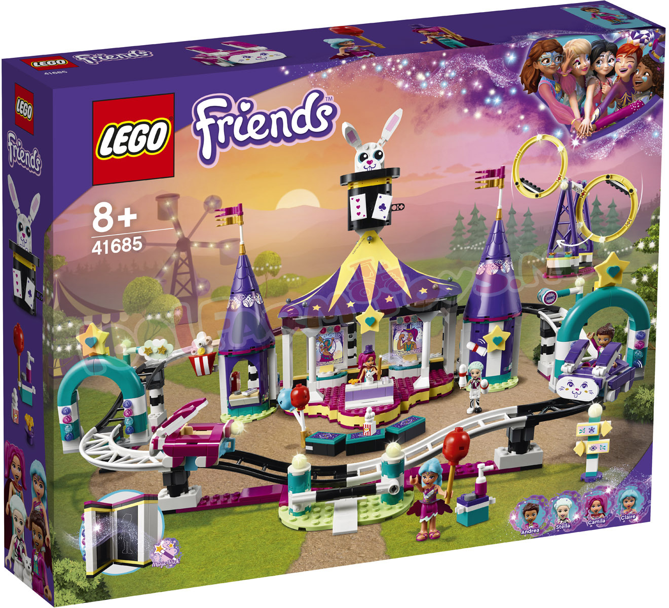 last lijn middernacht LEGO FRIENDS Magische KermisAchtbaan - 41685 - LEGO Friends - LEGO -  1001Farmtoys landbouwspeelgoed - LET OP dit product wordt niet meer  geproduceerd