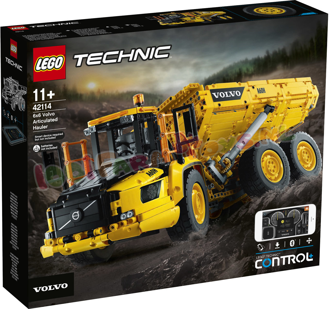 Van toepassing zijn steak Bediende LEGO TECHNIC Volvo 6x6 Truck Kieptrailer - 42114 - LEGO Technic - LEGO -  1001Farmtoys landbouwspeelgoed - LET OP dit product wordt niet meer  geproduceerd