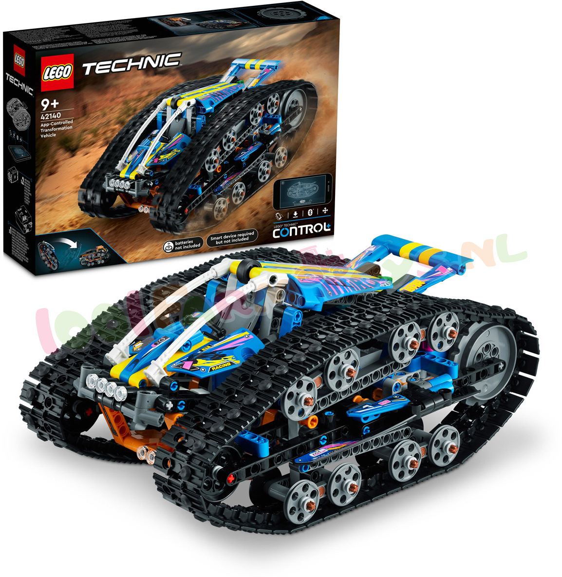 Zorg peper Fabrikant LEGO TECHNIC TransFormatieVoertuig App - 42140 - LEGO Technic - LEGO -  1001Farmtoys landbouwspeelgoed - Kinderen vanaf 9 jaar beleven twee keer  zoveel