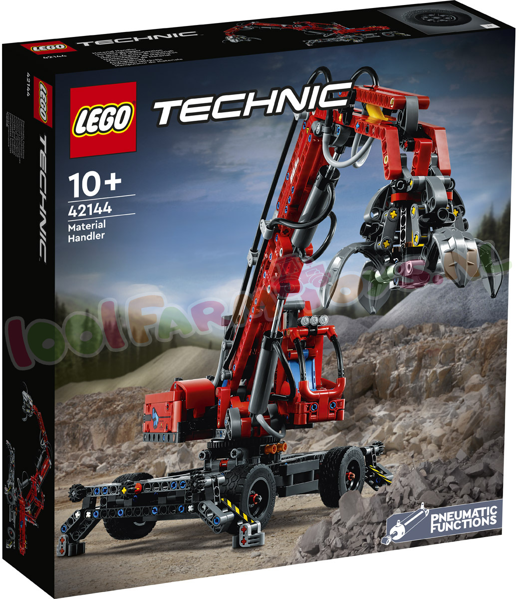 Alfabetische volgorde Afgrond Corrupt LEGO TECHNIC OverslagKraan - 42144 - LEGO Technic - LEGO - 1001Farmtoys  landbouwspeelgoed - Ben je op zoek naar een cadeau voor een kind van 10 jaar