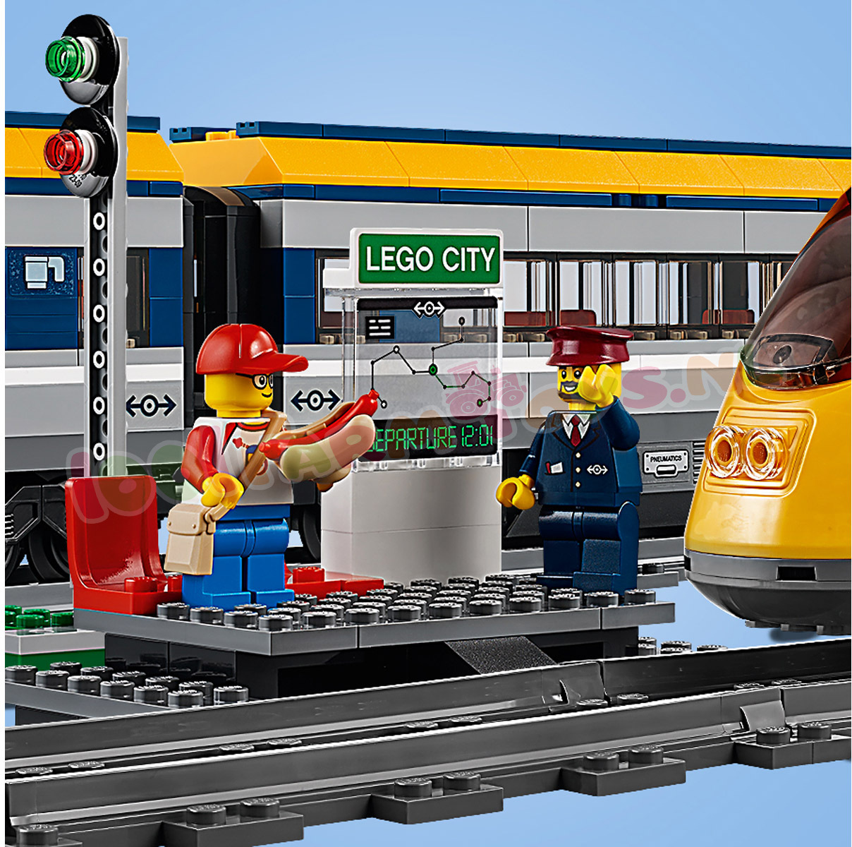 incident Toevlucht Dekking LEGO CITY PassagiersTrein - 60197 - LEGO City - LEGO - 1001Farmtoys  landbouwspeelgoed - Let op dit product wordt niet meer geproduceerd door  LEGO en