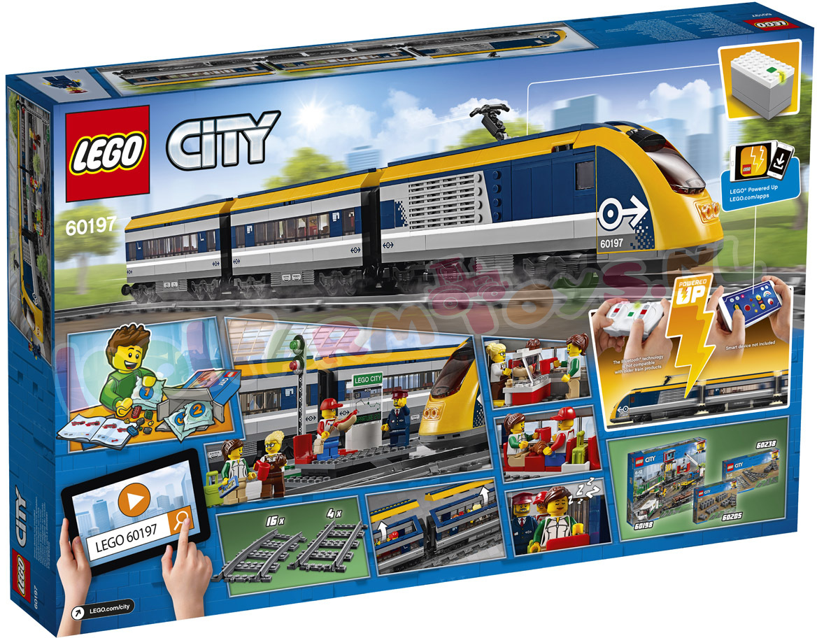 Huiskamer Doe herleven Prediken LEGO CITY PassagiersTrein - 60197 - LEGO City - LEGO - 1001Farmtoys  landbouwspeelgoed - Let op dit product wordt niet meer geproduceerd door  LEGO en