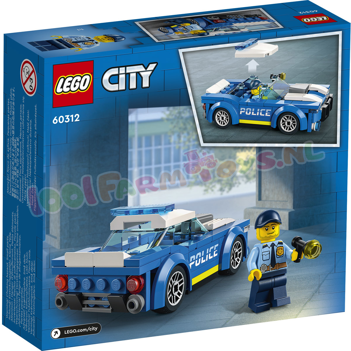 pomp Talloos Vol LEGO CITY PolitieWagen - 60312 - LEGO City - LEGO - 1001Farmtoys  landbouwspeelgoed - Dit een tijdelijke ACTIE en is uitsluitend geldig op  huidige