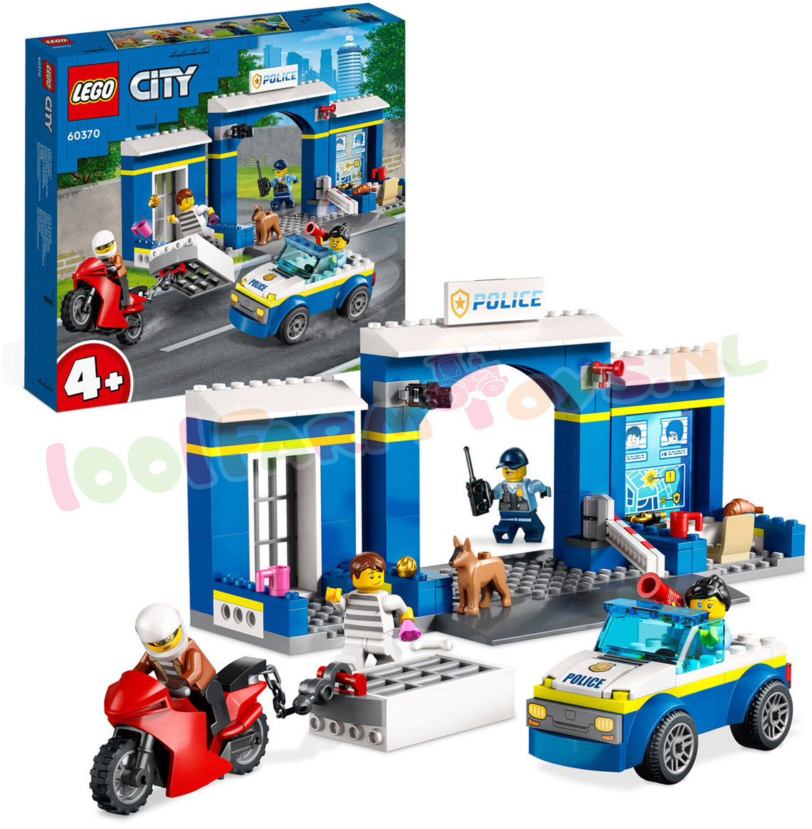 piek Spoedig Luchtvaartmaatschappijen LEGO CITY AchterVolging PolitieBureau - 60370 - LEGO City - LEGO -  1001Farmtoys landbouwspeelgoed - Laat kinderen van 4 jaar en ouder  kennismaken met