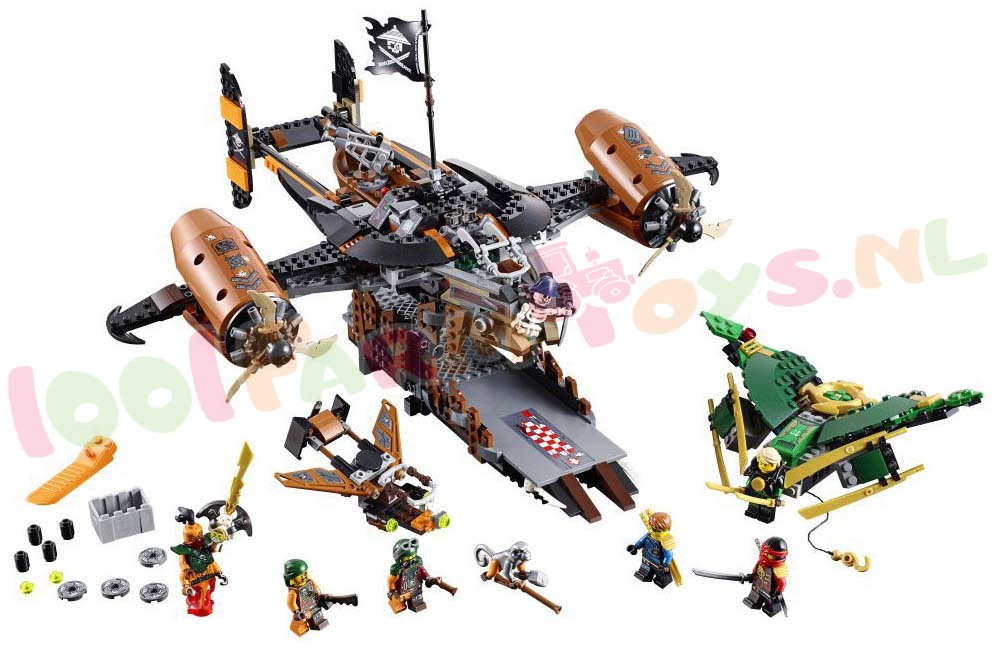 Universeel leugenaar Tolk LEGO NINJAGO MISFORTUNES KEEP - 70605 - LEGO NINJAGO - LEGO - 1001Farmtoys  landbouwspeelgoed - Strijd met de ninjahelden tegen de luchtpiraten en hun