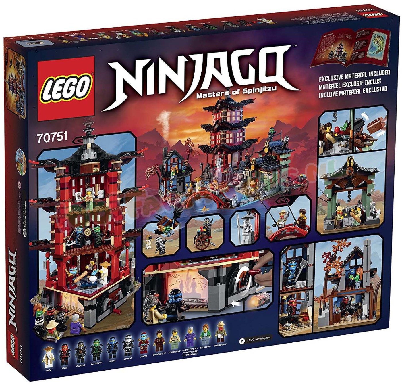 gerucht Overwegen stil LEGO NINJAGO Tempel van Airjitzu - 70751 - Uitverkocht Farm - 1001Farmtoys  landbouwspeelgoed - LEGO Exclusives 70751 Tempel van Airjitzu Beleef het