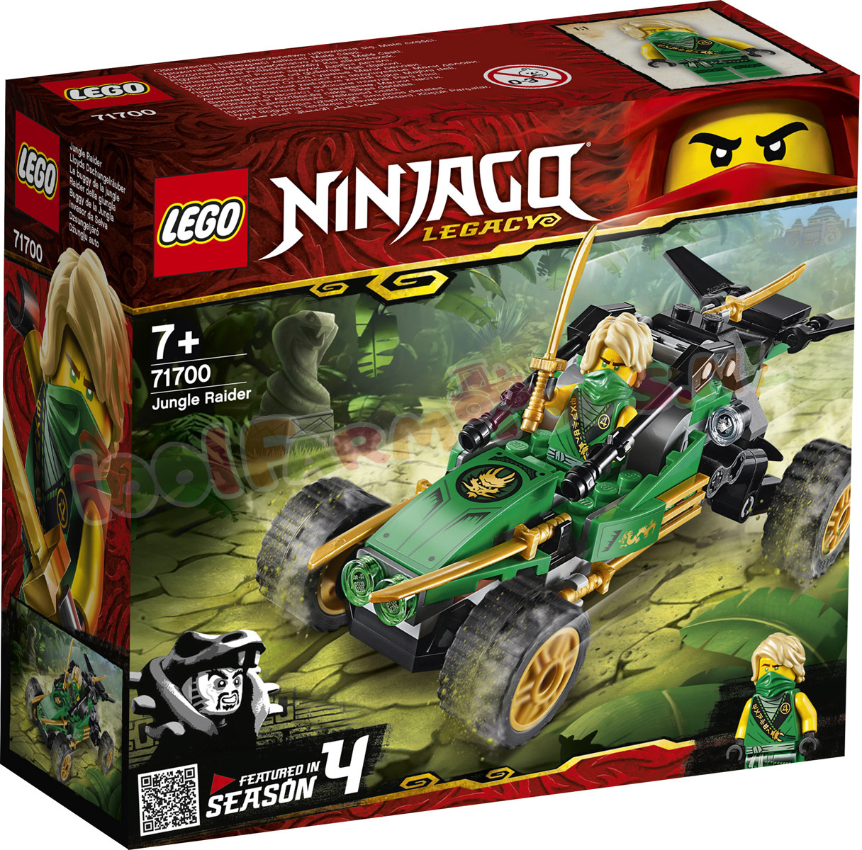 LEGO NINJAGO Jungle Aanvalsvoertuig - 71700 - LEGO NINJAGO - LEGO - landbouwspeelgoed - LET OP dit product wordt niet meer geproduceerd