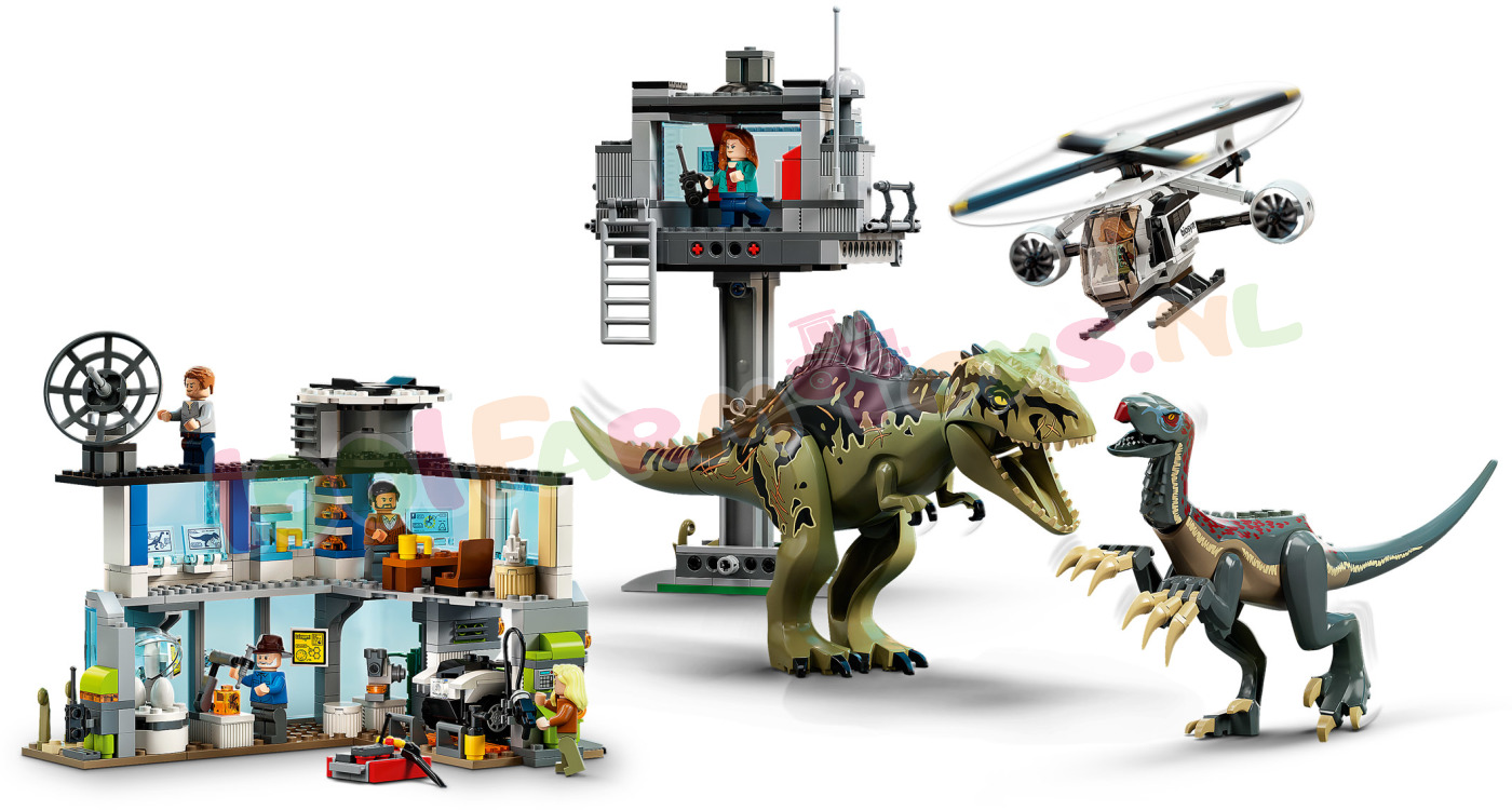 Brood Arabisch voorzien Giganotosaurus & Therizinosaurus Attack - 76949 - LEGO Jurassic World - LEGO  - 1001Farmtoys landbouwspeelgoed - Fans van de film Jurassic World