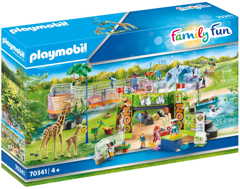 Playmobil Family Fun Het DierenPark - 70341 - Playmobil Family Fun - Playmobil - 1001Farmtoys landbouwspeelgoed - Let dit product niet meer