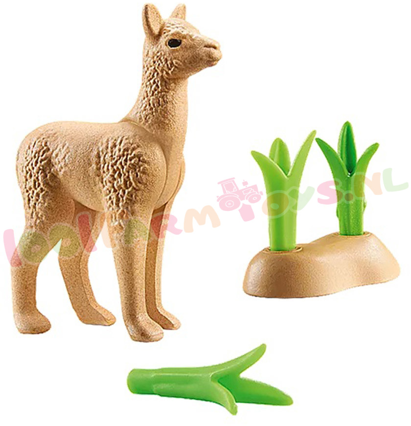 PLAYMOBIL Wiltopia - Baby - 71064 - Playmobil Wiltopia - Playmobil - landbouwspeelgoed - PLAYMOBIL baby alpaca inclusief accessoires