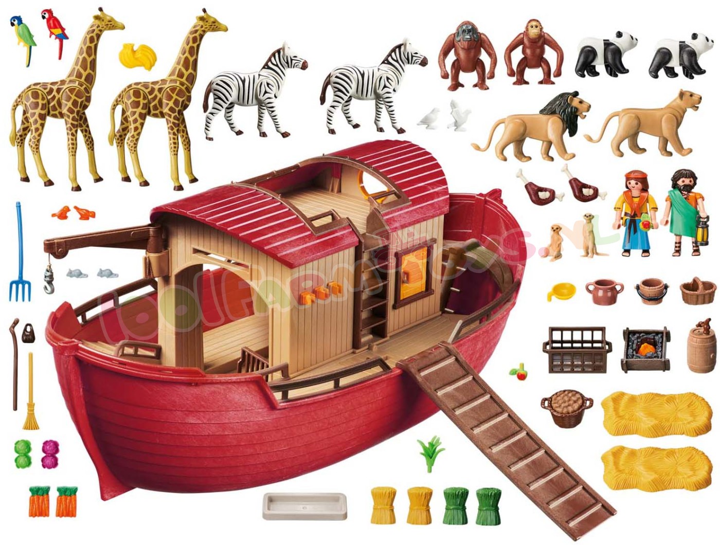 vegetarisch Legacy Marine PLAYMOBIL Ark van Noach - 9373 - Playmobil Wild Life - Playmobil -  1001Farmtoys landbouwspeelgoed - Beperkt item van Playmobil en is zeer  beperkt online