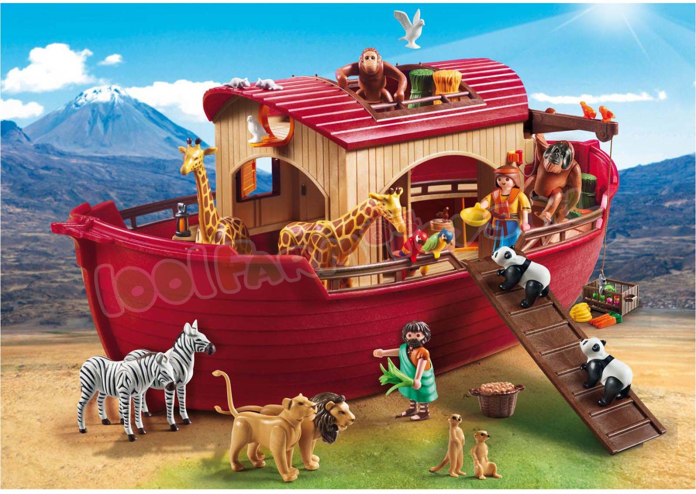 PLAYMOBIL Ark van Noach - 9373 - Playmobil Wild Life - Playmobil 1001Farmtoys landbouwspeelgoed - Beperkt item van Playmobil en is zeer beperkt online