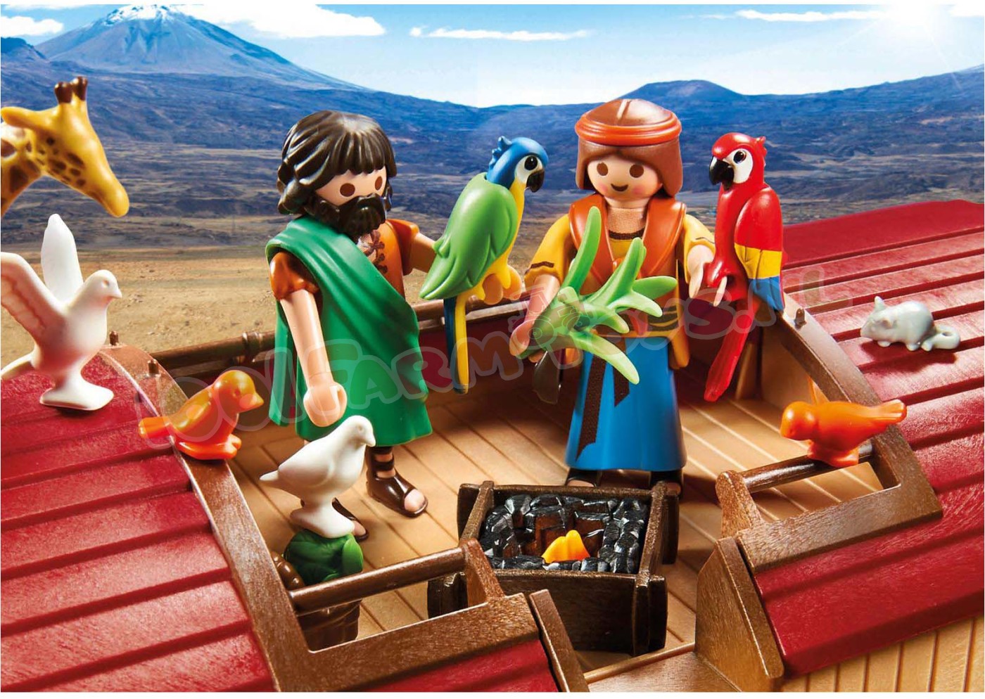 PLAYMOBIL Ark van Noach - 9373 - Playmobil Wild Life - Playmobil 1001Farmtoys landbouwspeelgoed - Beperkt item van Playmobil en is zeer beperkt online