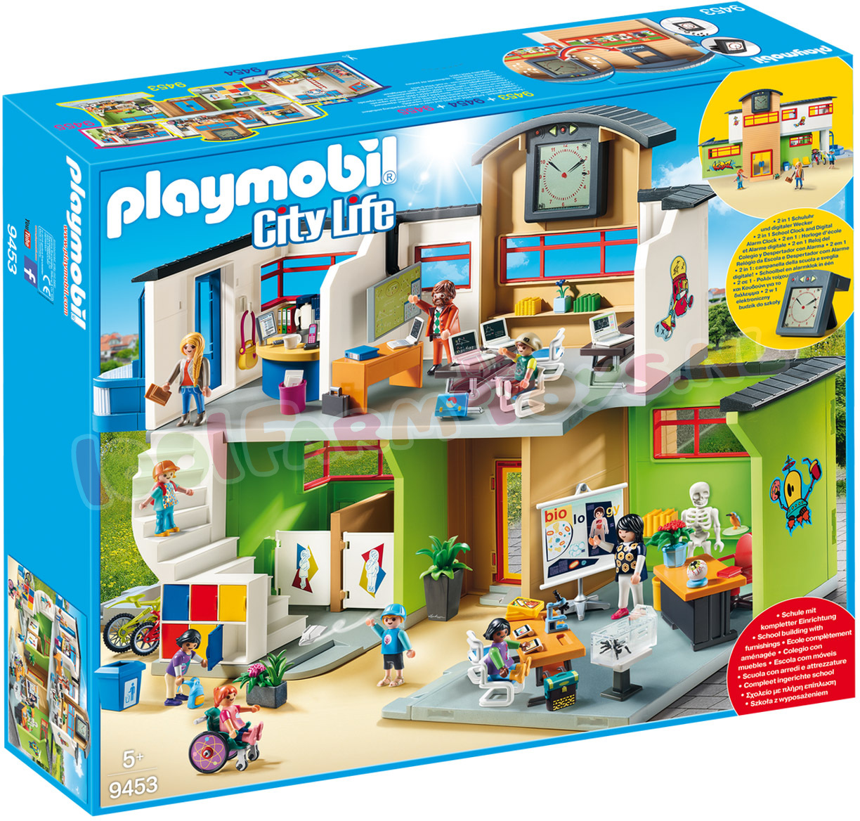 Berri leven Voorwoord PLAYMOBIL City Life Ingerichte School - 9453 - Playmobil City Life -  Playmobil - 1001Farmtoys landbouwspeelgoed - Let Op Dit product wordt niet  meer