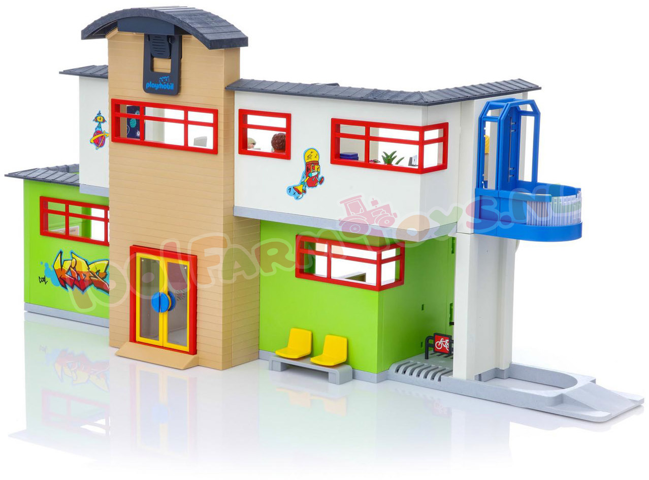 PLAYMOBIL City Life Ingerichte School - 9453 - Playmobil City Life - Playmobil - 1001Farmtoys landbouwspeelgoed - Let Op product wordt niet meer