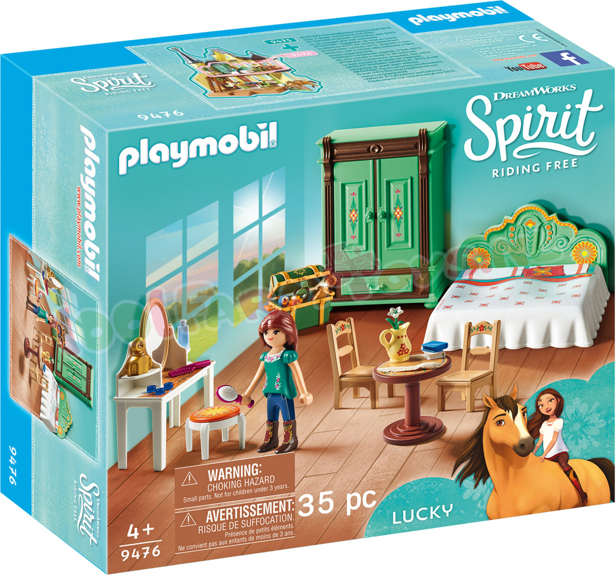 Vormen Verloren oplichter PLAYMOBIL Spirit LUCKYS SLAAPKAMER - 9476 - Playmobil Spirit - Playmobil -  1001Farmtoys landbouwspeelgoed - Let Op Dit product wordt niet meer  geproduceerd