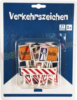 Verkeersborden met verkeerslicht 1/16