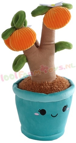 Knuffel Fruitboom met oranje vruchten