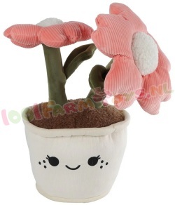 Knuffel Bloem XL roze 45 cm