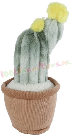 Knuffel Woestijnplant met bruine pot