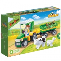 BANBAO ECO FARM TRACTOR + AANHANGER
