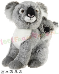 Misanimo Koala beer met baby 25 cm
