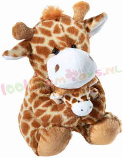Misanimo Giraf met baby 25 cm