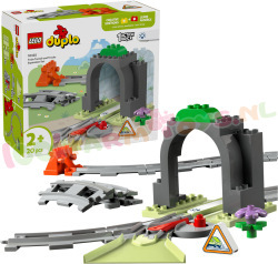 LEGO DUPLO uitbr. Treintunnel en Rails