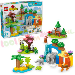 DUPLO 3-in-1 families van wilde dieren