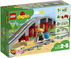 LEGO DUPLO TREINBRUG EN RAILS