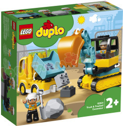 LEGO DUPLO Truck & Graafmachine op rups