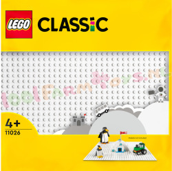 LEGO CLASSIC Witte BouwPlaat 255x255mm