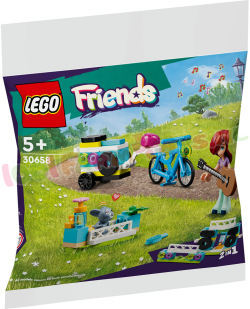 LEGO Friends Muziekaanhangwagen + fiets