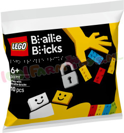 LEGO Spelen met Braillestenen (PolyBag)