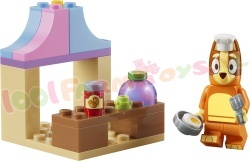 LEGO Bluey Chic restaurant met Bingo