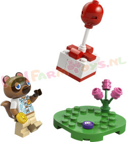 Tom Nook met vliegend Cadeautje PolyBag