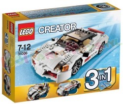 LEGO CREATOR SNELLE RACEWAGEN 3in1