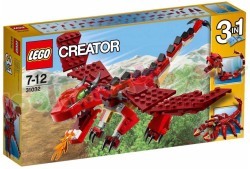 LEGO CREATOR RODE DIEREN 3in1 221 delig