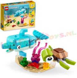 LEGO CREATOR Dolfijn en Schildpad